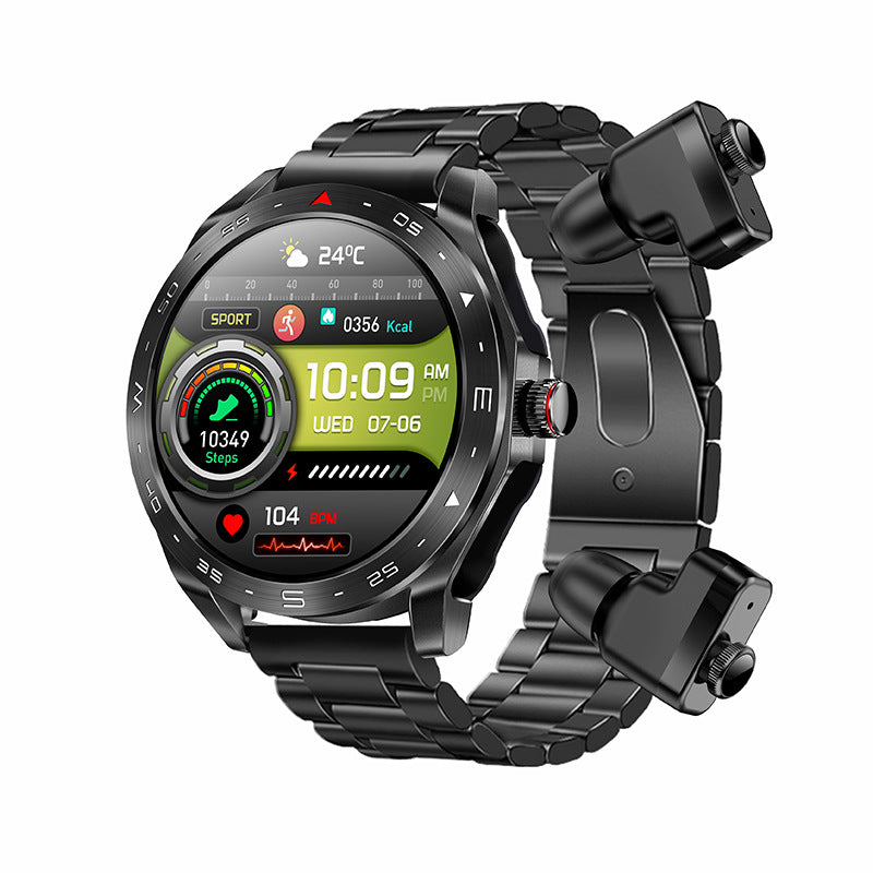 T95 Smart TWS 2-in-1 HD-Bluetooth-Anruferinnerung und Gesundheitsüberwachungs-Uhr