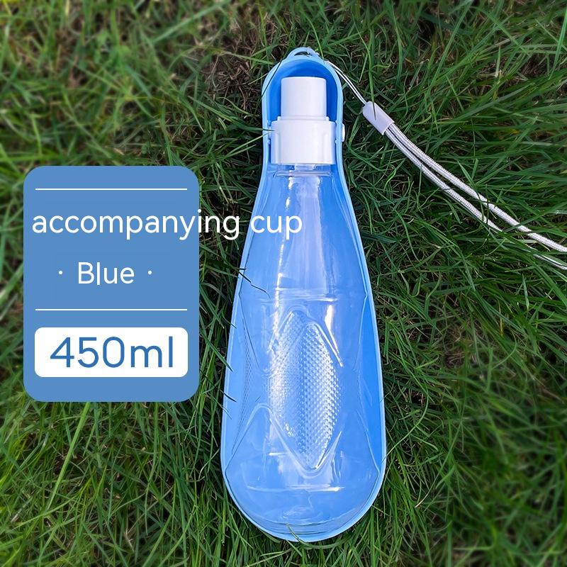 Copo de água para animais de estimação, portátil, dobrável, garrafa de água para cães, 550ml, grande capacidade, médio a grande, garrafa para beber