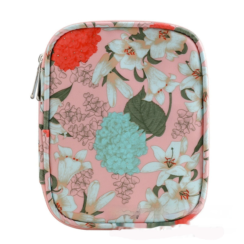 Fabricante de bolsa de armazenamento de ferramentas de tecido com barba curta Green Lily