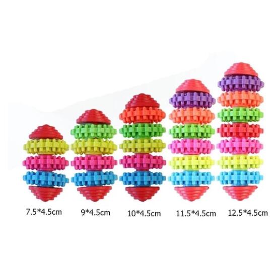 Brinquedo giratório colorido para molares de cão