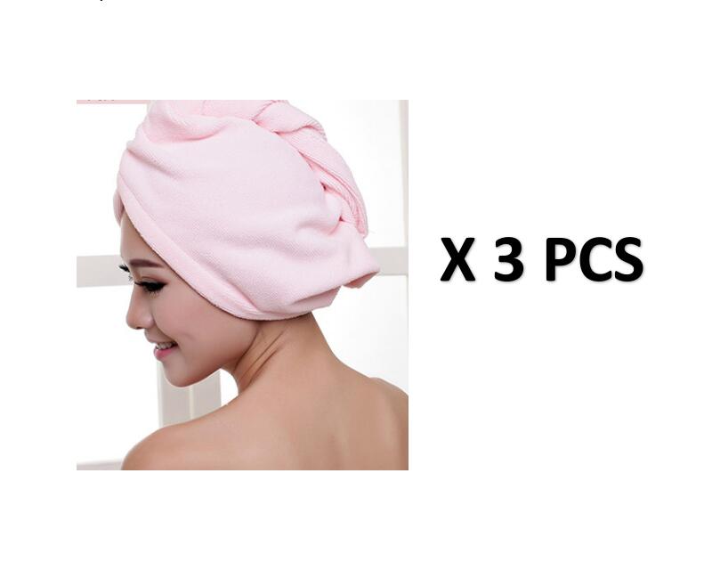 Toca de Secagem de Cabelo para Mulher, Toalha Absorvente para Cabelo