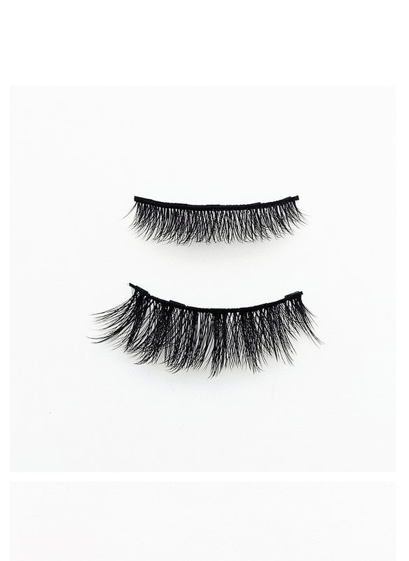 Three pairs of false eyelashes
