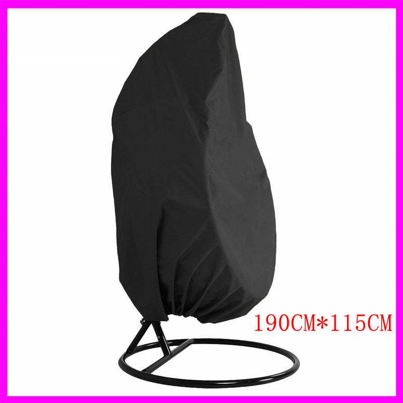 Outdoor black chair cover