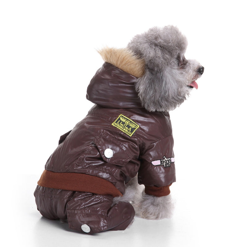 Vierbeinige Hundebekleidung der Air Force