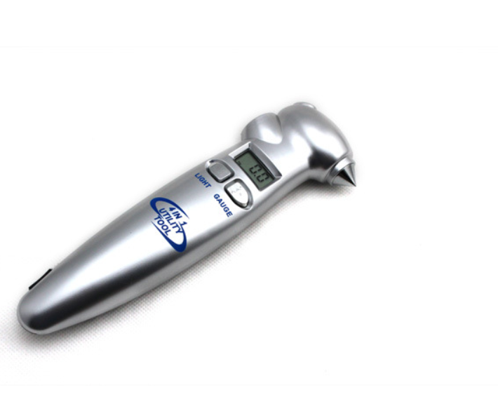 4-in-1 Reifendruckmesser