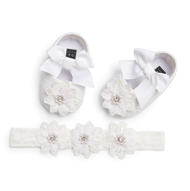 Floret lace women's baby shoes soft soled baby shoes baby shoes walking shoes princess shoes