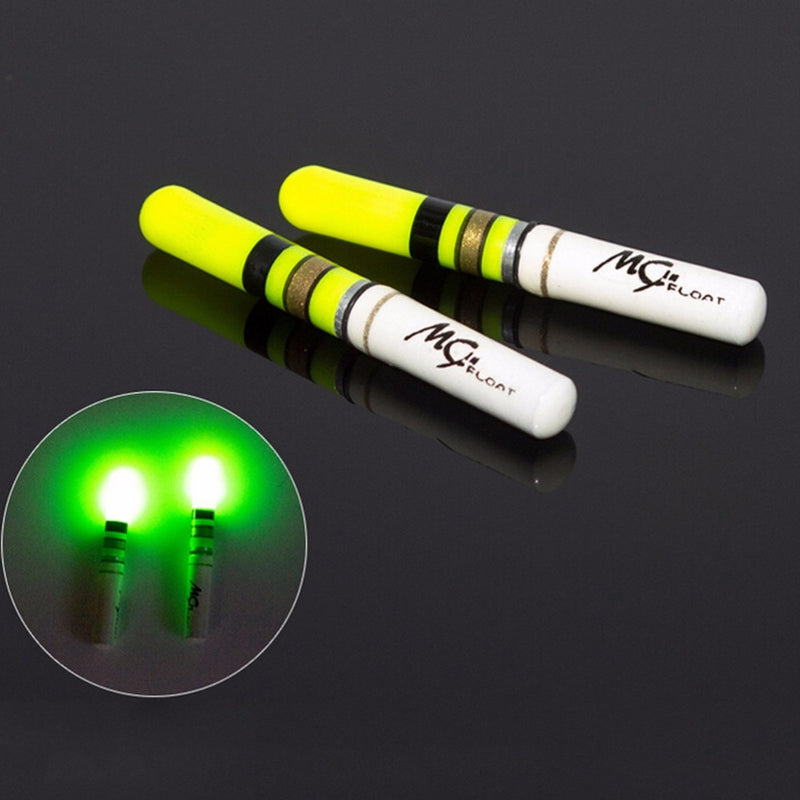 Boia de pesca luminosa LED a pilhas para pesca noturna em águas escuras