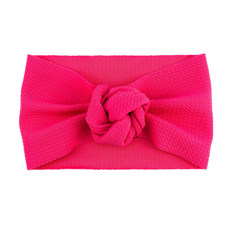Baby Twill Bubble Rose Flower Headband Instagram-style Childrens Hair Accessory