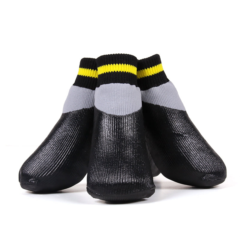 Botas para Cão DogSocks, Sapatos para Cães Grandes, Impermeáveis, Sola de Borracha Antiderrapante, Protetor de Patas, Topo Elástico, para Desportos ao Ar Livre