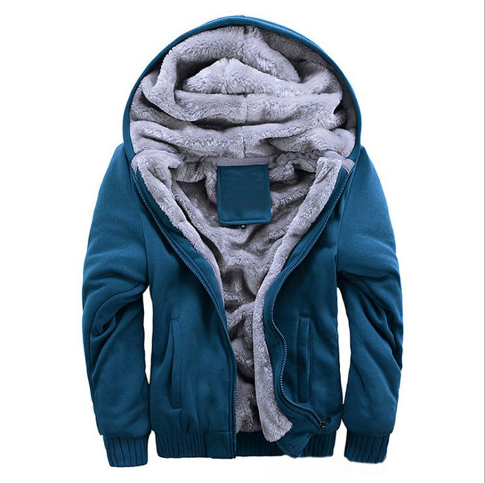 Men's solid color thick sweater