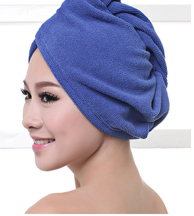 Toca de Secagem de Cabelo para Mulher, Toalha Absorvente para Cabelo