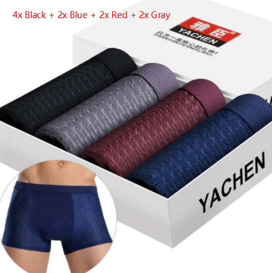 Boxershorts aus seidigem Mesh