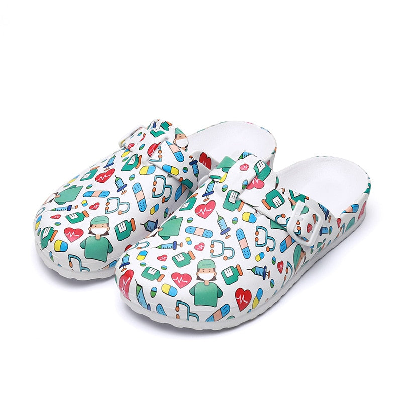 Waterproof slippers for female nurses