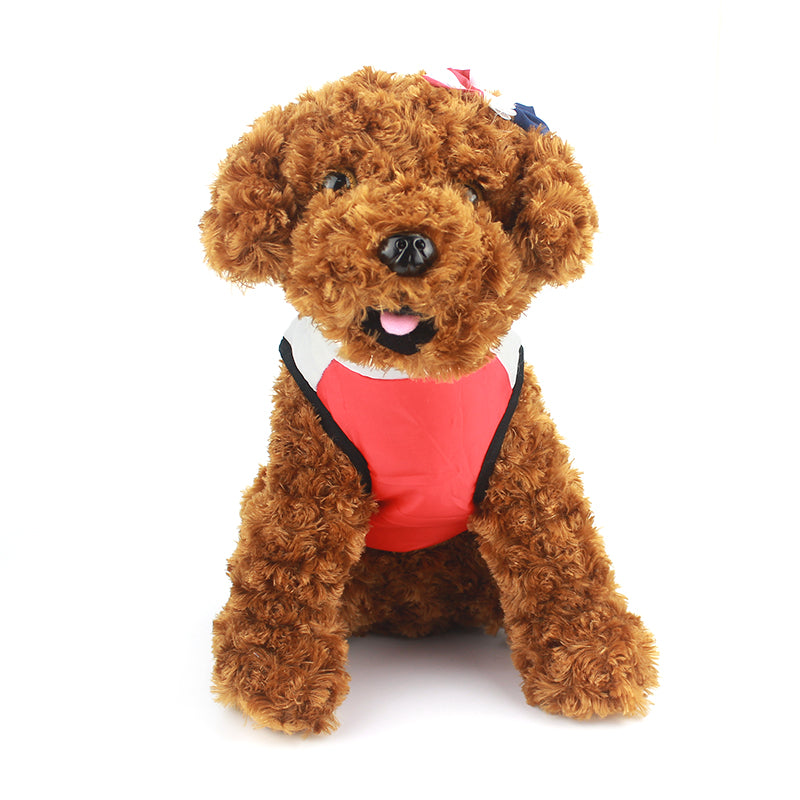 Pet clothing autumn and winter pet puppy jacket vest traction buckle