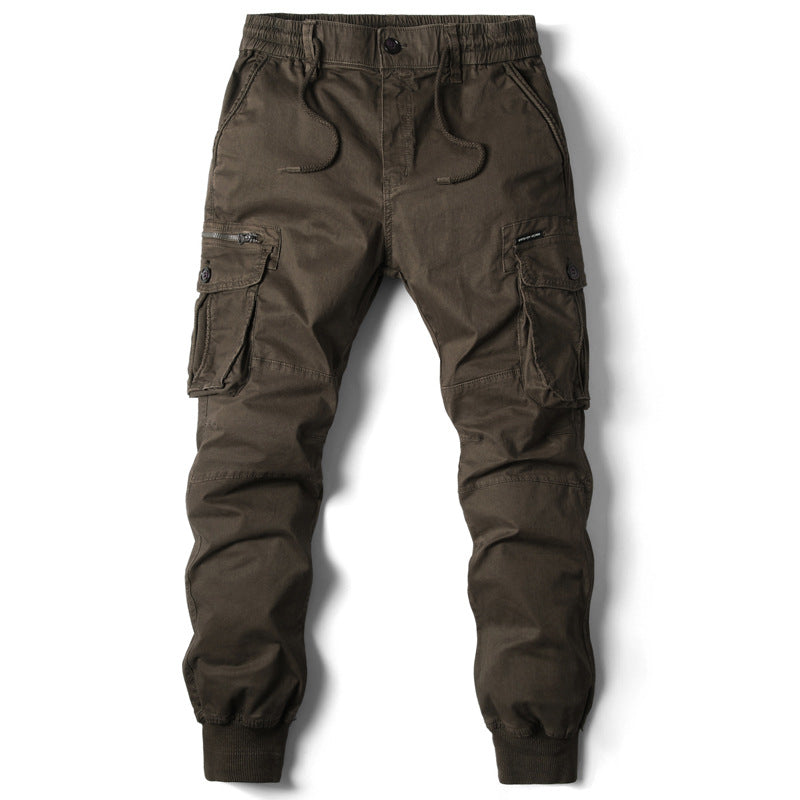Modische, mehrfarbige Herren-Freizeithose in Übergröße