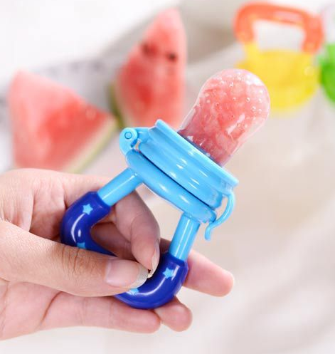 Chupeta de Silicone para Bebé, Encapsulada para Acalmar, Utensílio de Alimentação Complementar