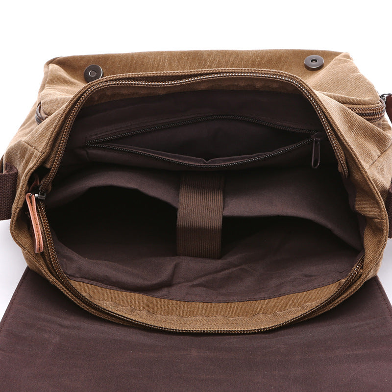 Vielseitige Segeltuchtasche, praktische Business-Computertasche
