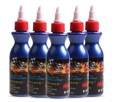 Líquido reparador de riscos para pintura automóvel, removedor de riscos superficiais, produto para reparação de marcas na pintura do automóvel.