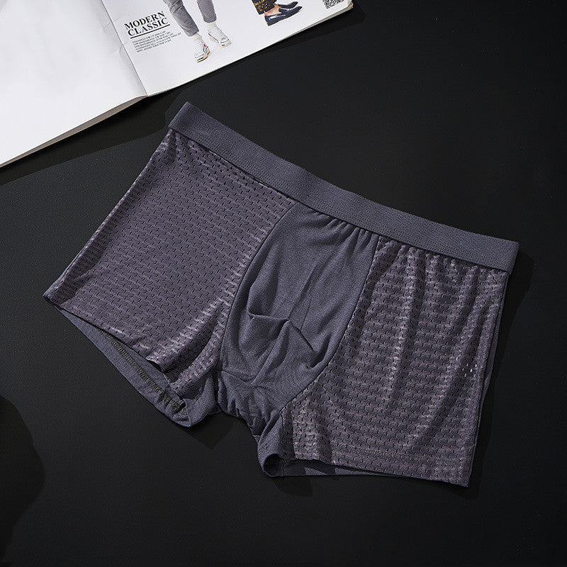 Boxershorts aus seidigem Mesh