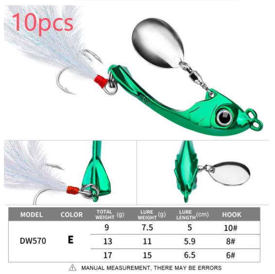 Lure String Moon Spinning Sequins Long-distance Casting