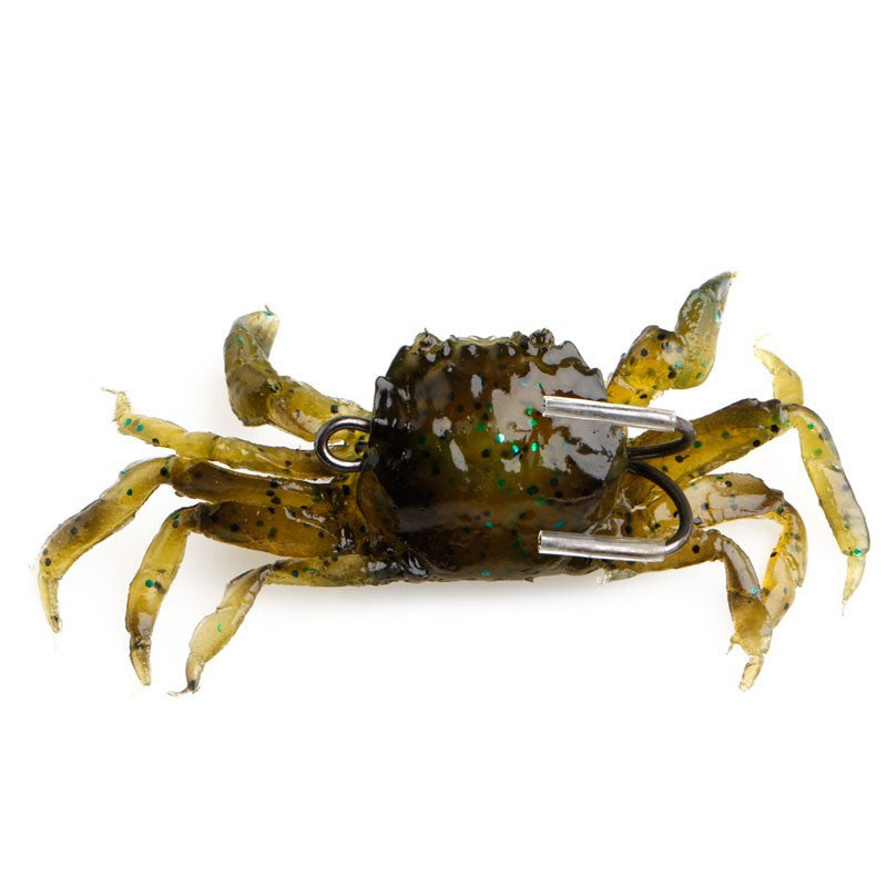 Weicher Krabbenköder mit Haken