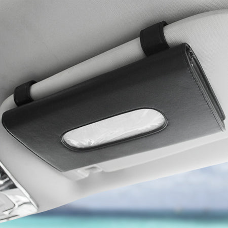 In-car sunroof sun visor hanging type drawer napkin