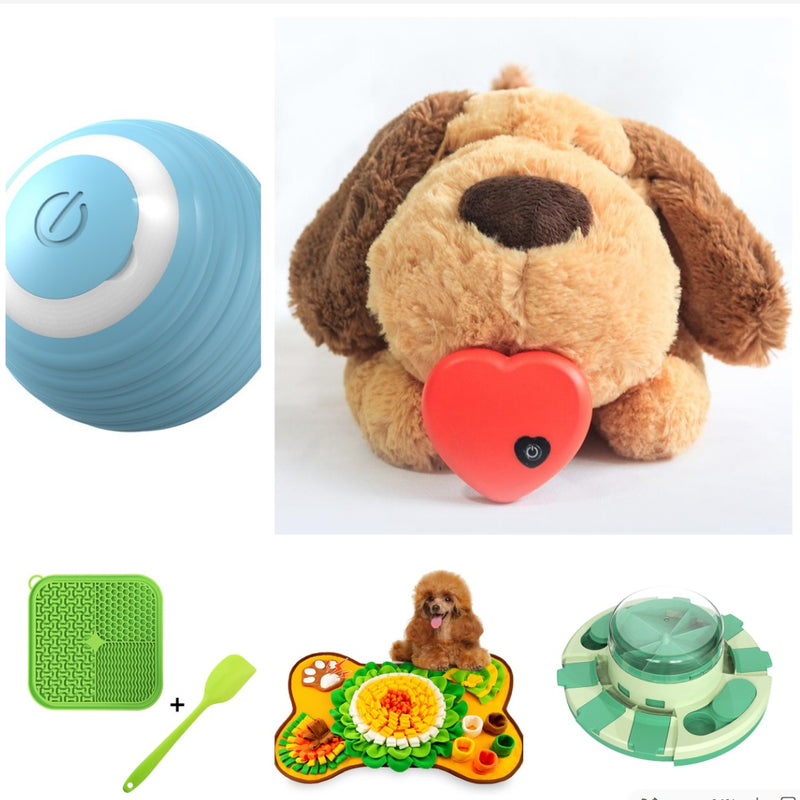 Smart Dog Toy Ball Electronic Interactive Pet Toy Moving Ball USB Automatic Moving Bouncing For Puppy Birthday Gift Cat Product