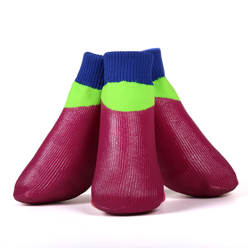 Botas para Cão DogSocks, Sapatos para Cães Grandes, Impermeáveis, Sola de Borracha Antiderrapante, Protetor de Patas, Topo Elástico, para Desportos ao Ar Livre