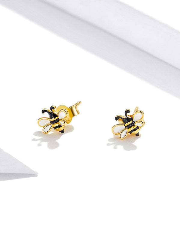 Niche Design Insect S925 Silver Earrings SCE1182