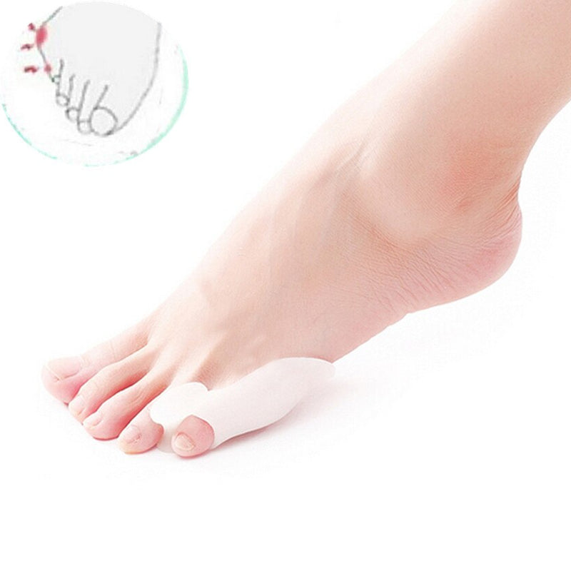 1 pair of silicone small toe finger straight hair toe valgus toe deformity device