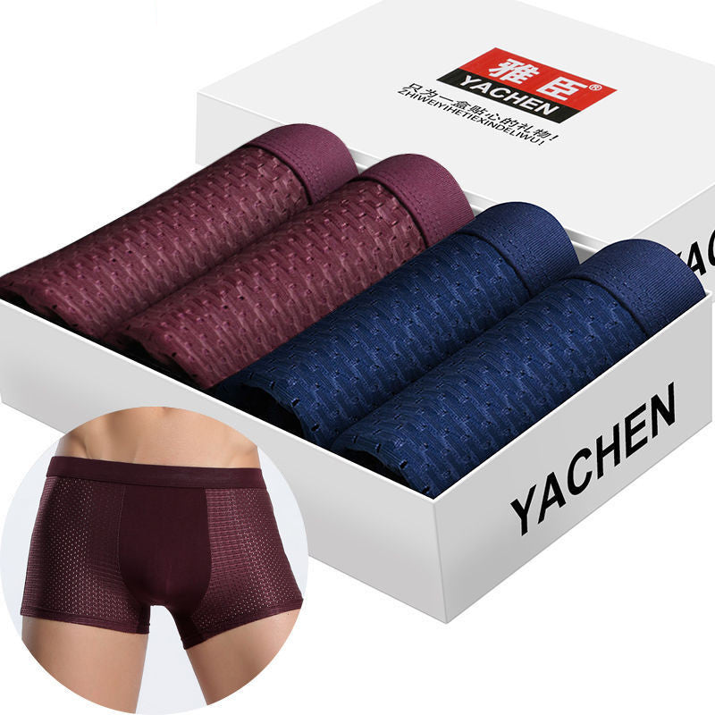 Boxershorts aus seidigem Mesh