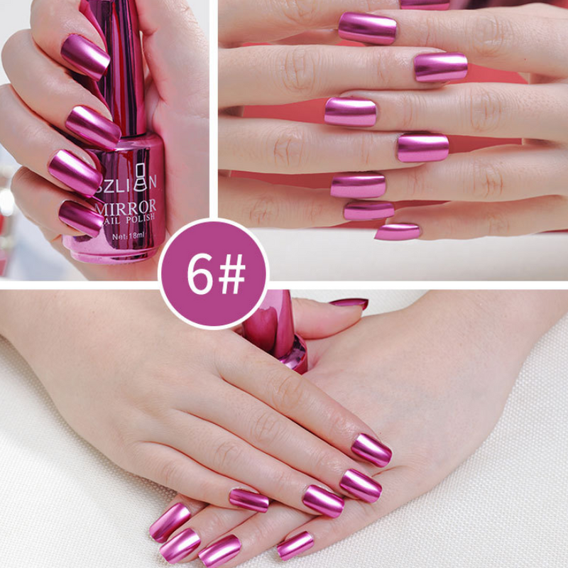 Mirror Silver Nail Polish