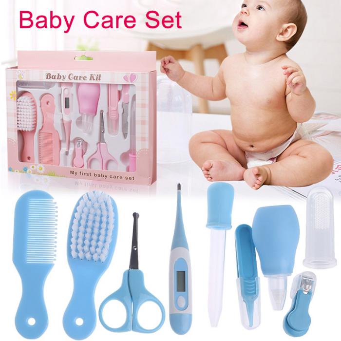 Conjunto Portátil de Higiene para Bebé e Kit de Beleza para Criança