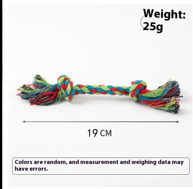 Dog toy bite-resistant puppy toy cotton rope
