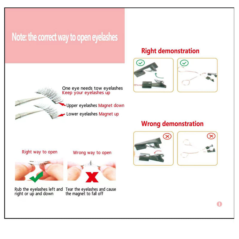 Magnetic False Eyelash Clip Suit