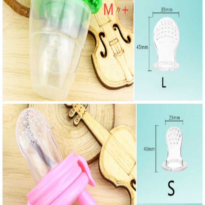 Chupeta de Silicone para Bebé, Encapsulada para Acalmar, Utensílio de Alimentação Complementar