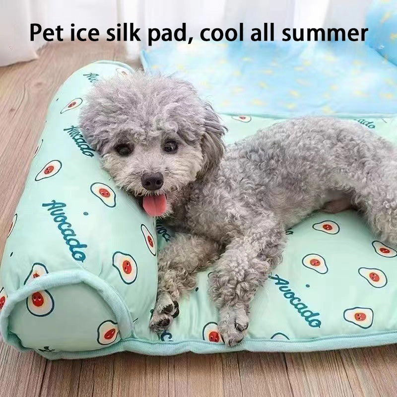 Tapete de Arrefecimento para Cães, Almofada de Verão para Cães e Gatos, Manta para Sofá, Cama Respirável para Animais de Estimação, Lavável, para Cães de Pequeno, Médio e Grande Porte, Novo