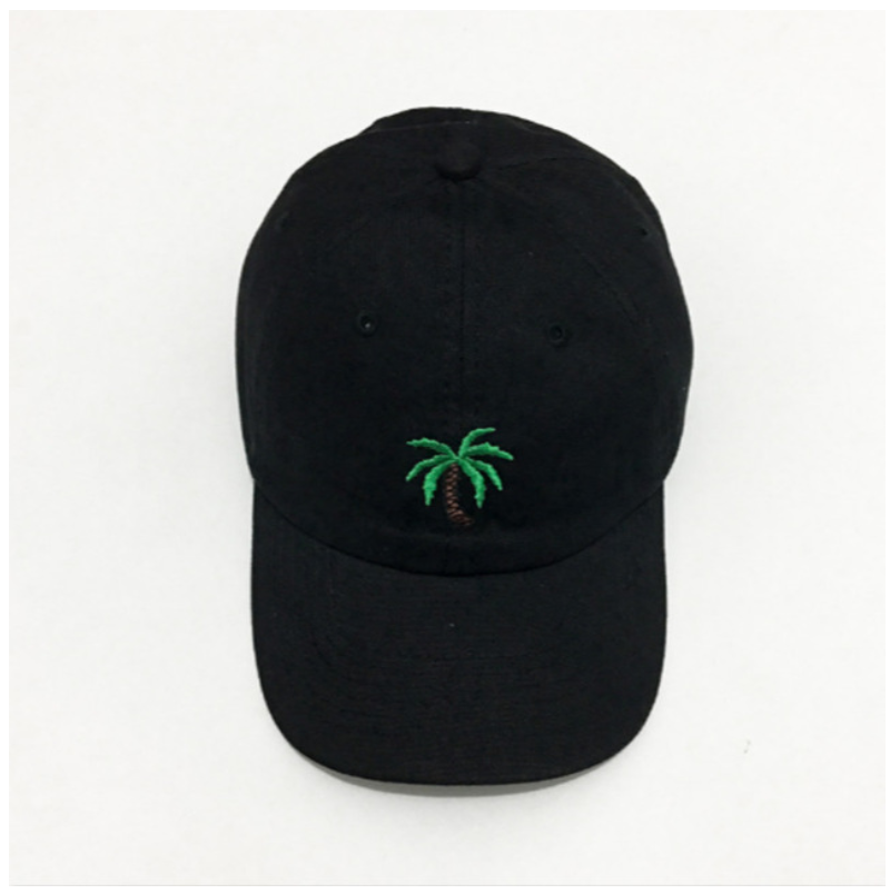 Bestickte Kokosnuss-Mütze Vielseitiges Cap Mode Persönlichkeit Baseballcap