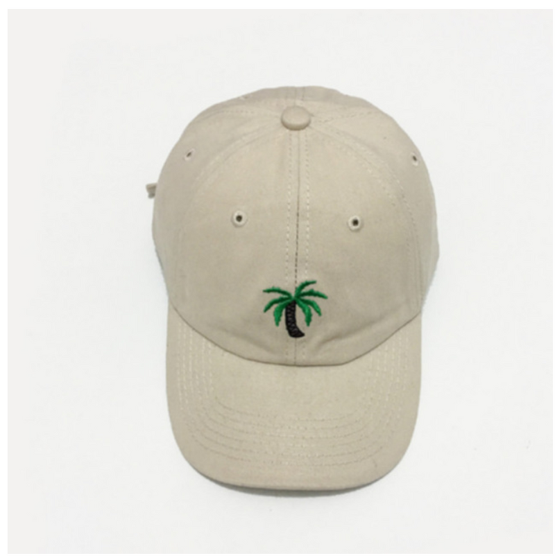 Bestickte Kokosnuss-Mütze Vielseitiges Cap Mode Persönlichkeit Baseballcap