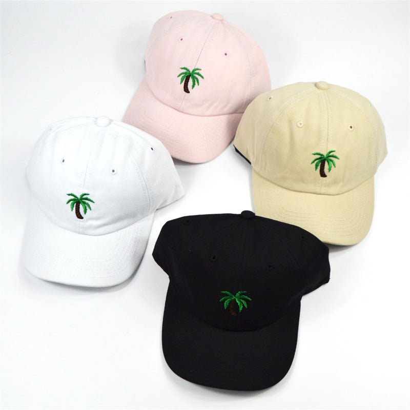 Bestickte Kokosnuss-Mütze Vielseitiges Cap Mode Persönlichkeit Baseballcap