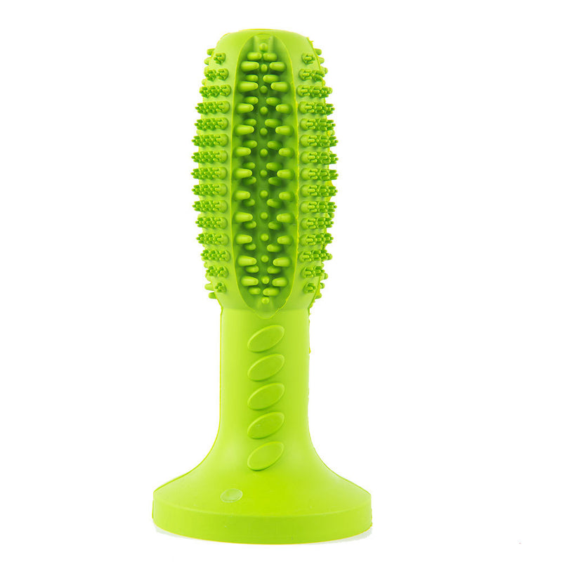 A nova escova de dentes para cães, vara para limpeza de dentes molares de cães, dispositivo para vazamento de alimentos, brinquedo resistente a mordidas para cães