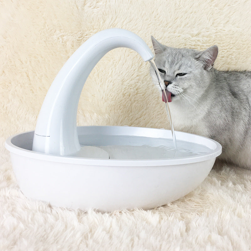Fonte de água para animais de estimação Fonte de fluxo de água para alimentação de gatos