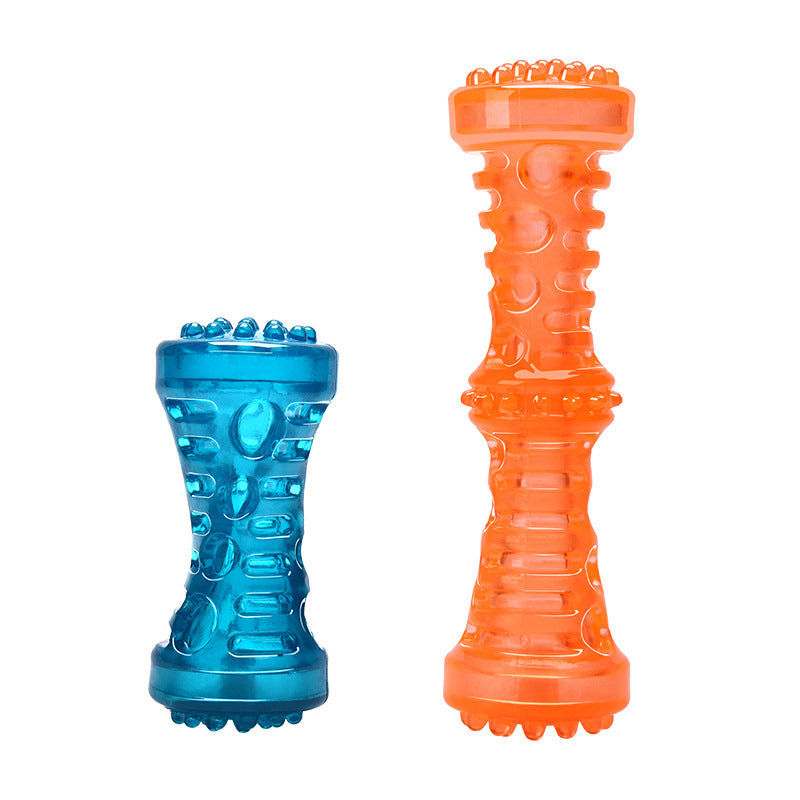 Brinquedo para animais de estimação molar com som em TPR