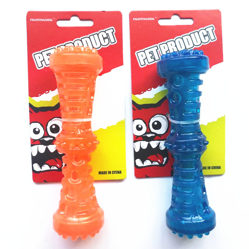 Brinquedo para animais de estimação molar com som em TPR