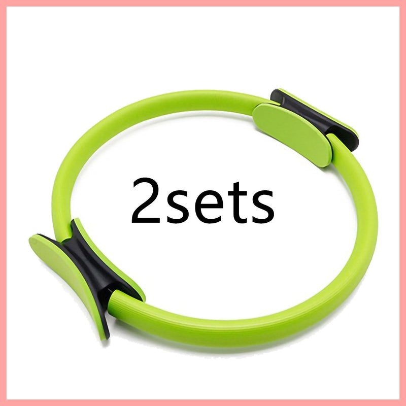Yoga Fitness Pilates Ring Frauen Mädchen Kreis Magischer Dualer Übung Home Gym Workout Sport Abnehmen Körper Widerstand