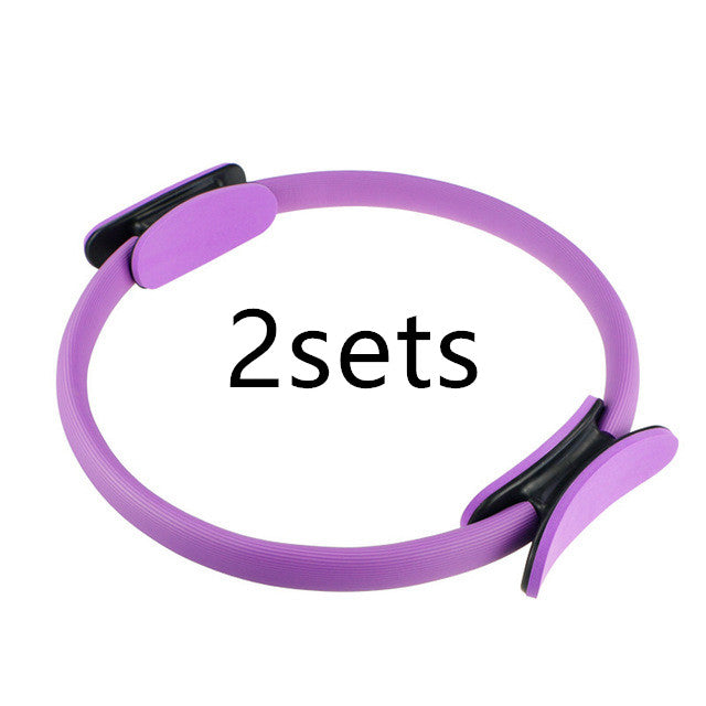 Yoga Fitness Pilates Ring Frauen Mädchen Kreis Magischer Dualer Übung Home Gym Workout Sport Abnehmen Körper Widerstand