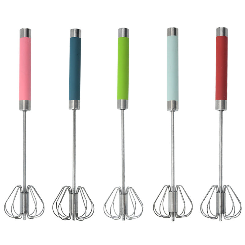 Stainless Steel 12-inch Semi-automatic Whisk Baking Tools