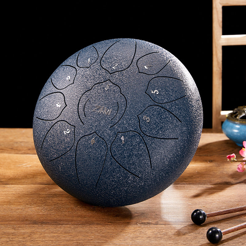 Zani Hollow Drum 12 Inch Worry Free Drum 13 Tone Steel Tongue Drum 6 Inch 8 Tone Children Beginner Percussion Instrument