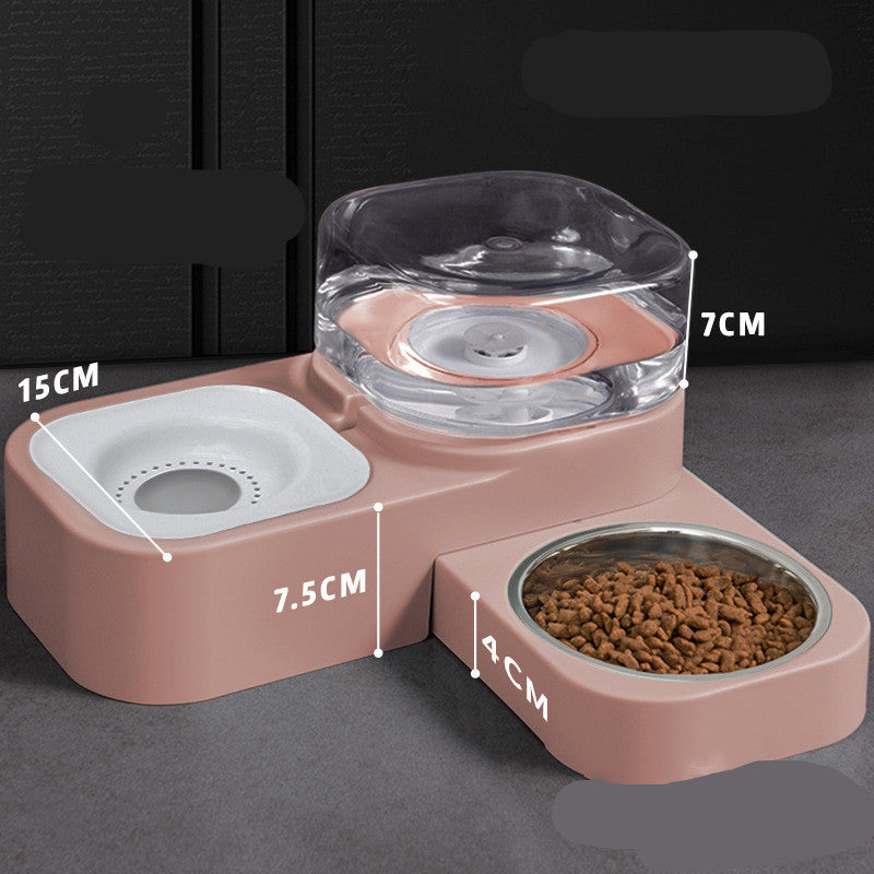 Der Wasserspender ist mobil und ein kabelloser, automatischer Trinknapf für Haustiere.