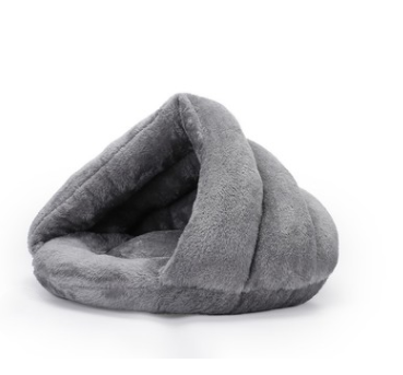 Arctic Velvet Triangle Nest Dog Nest Semi Closed Warm Pet Nest Bed In Winter